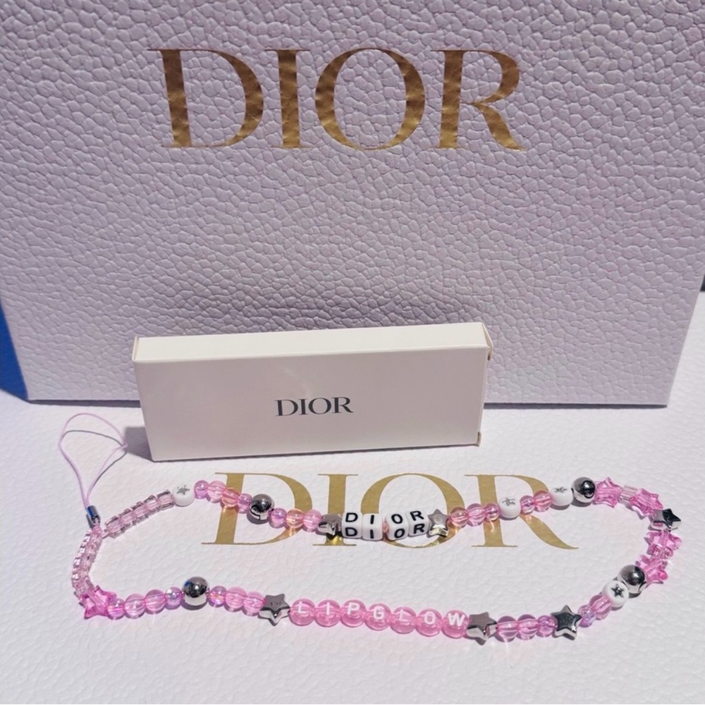 Dior Lipglow phone lanyard